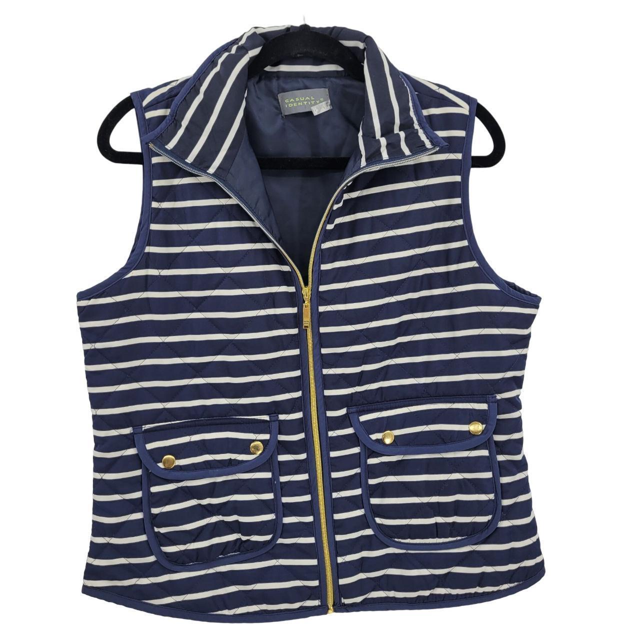 Preloved Women's Vest - Blue - M – Casual Identit… - image 1