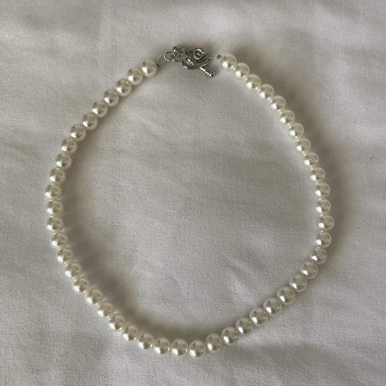 Brandy Melville Pearl Necklace Choker In - Depop