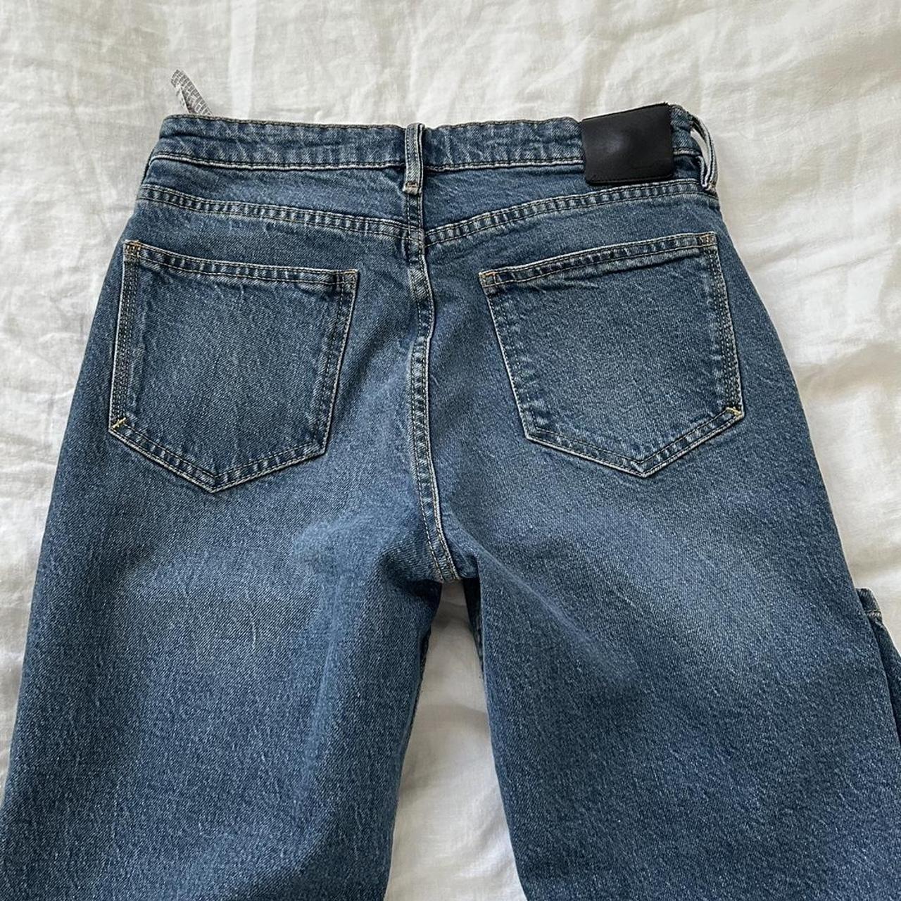 Massimo Dutti straight leg jeans. Only wore once so... - Depop