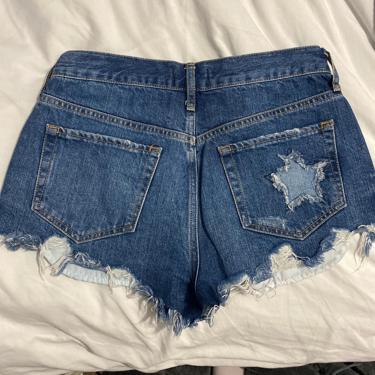 River Island Women's Blue Shorts | Depop