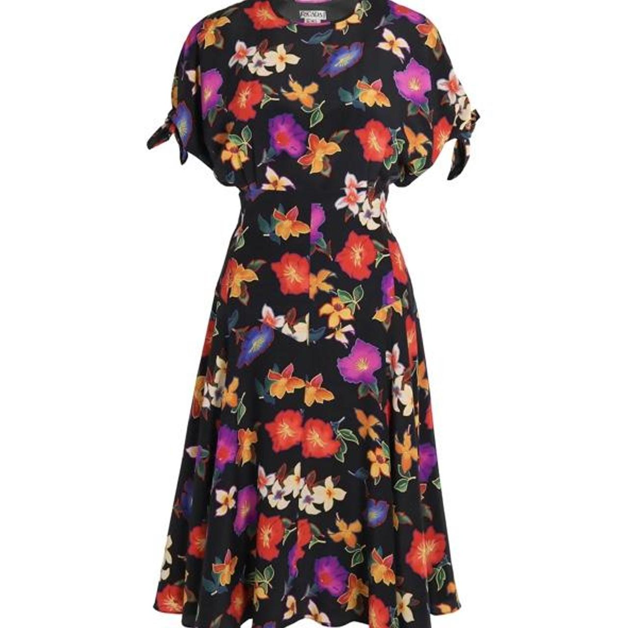 Escada floral clearance dress