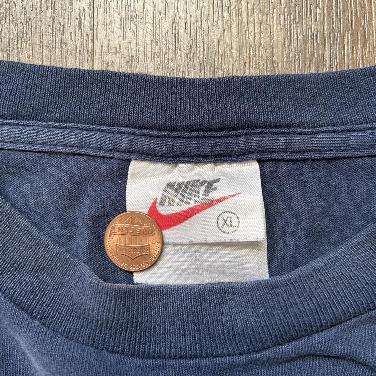 Vintage Nike Small Check T Shirt White tag, Made in... - Depop