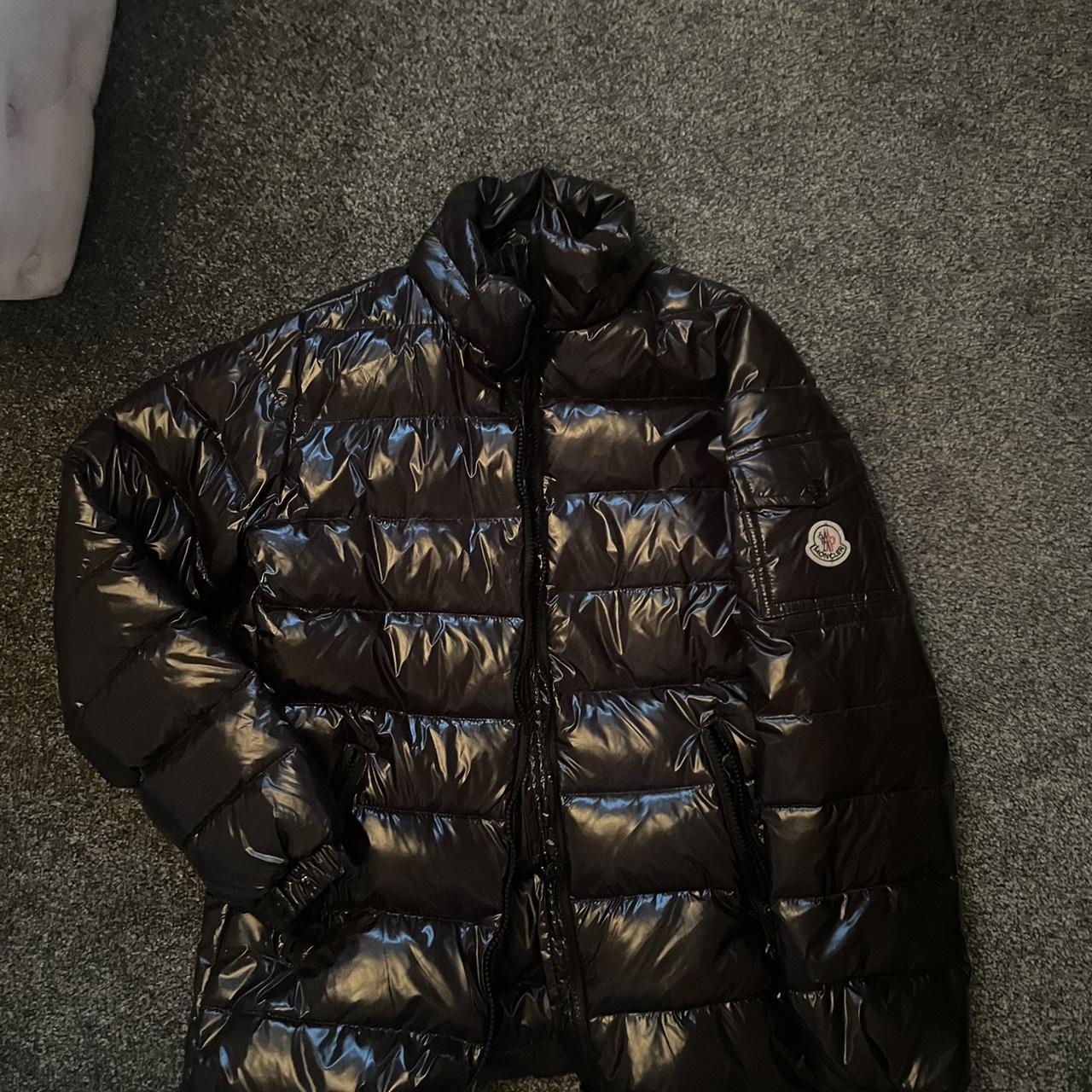 Moncler high shine coat Size 8 Faulty zip Never worn Depop