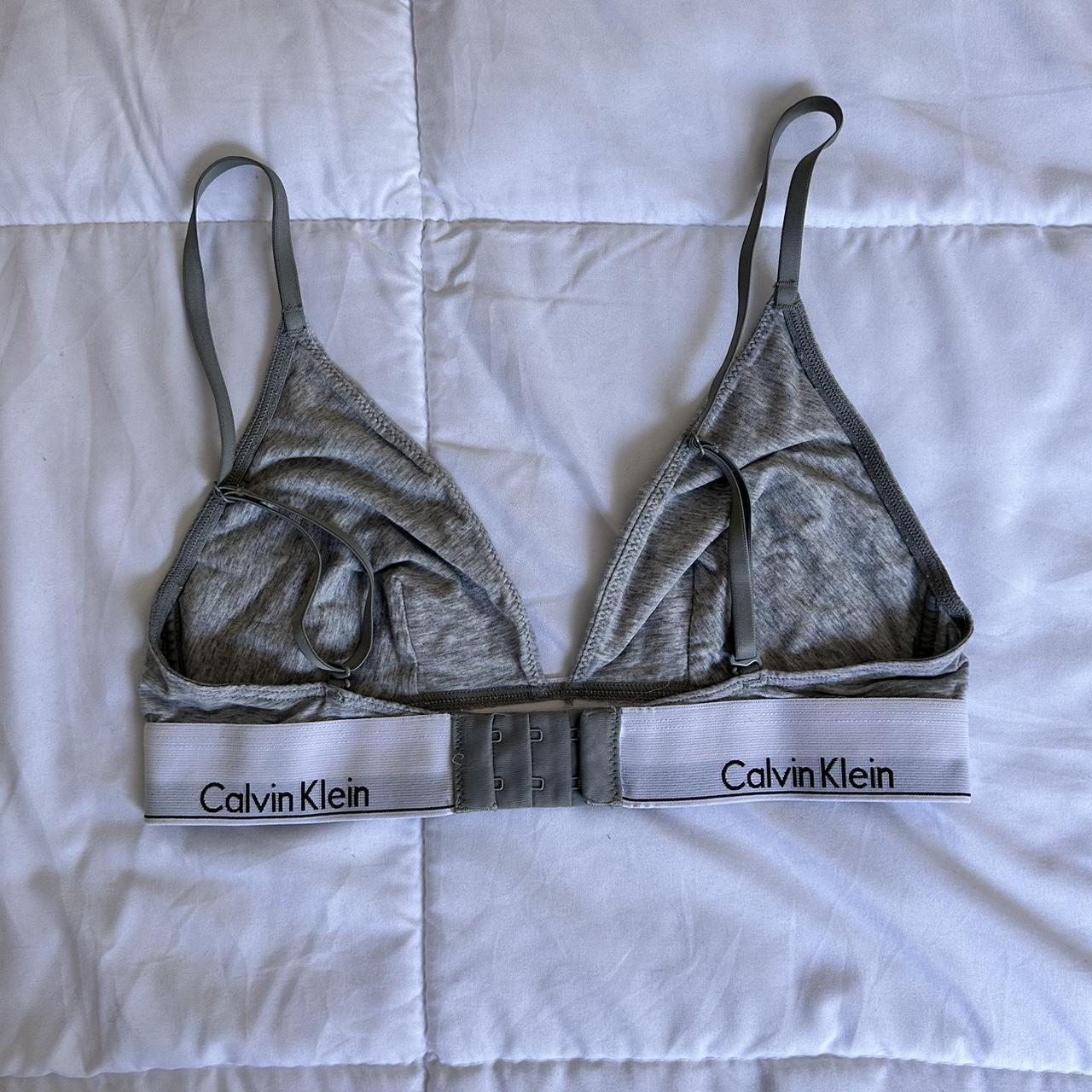 Calvin Klein bra. Size M. Tag is cut off. Lightly... Depop