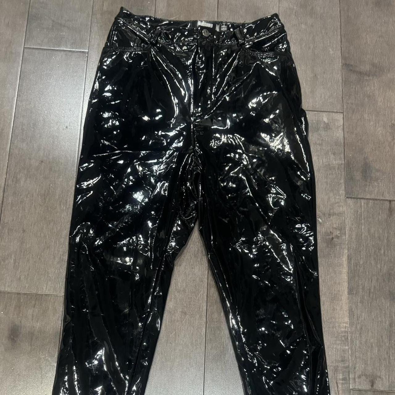 commando faux patent latex like pants. Theres an - Depop