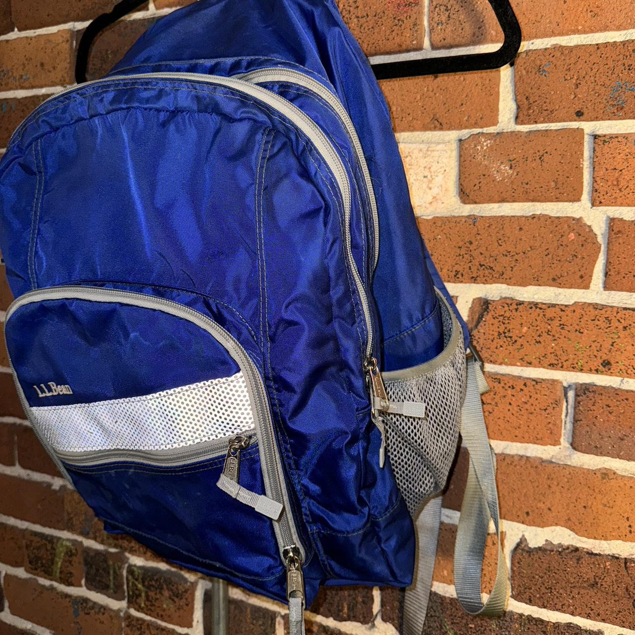 LL Bean Backpack Royal Blue Deluxe