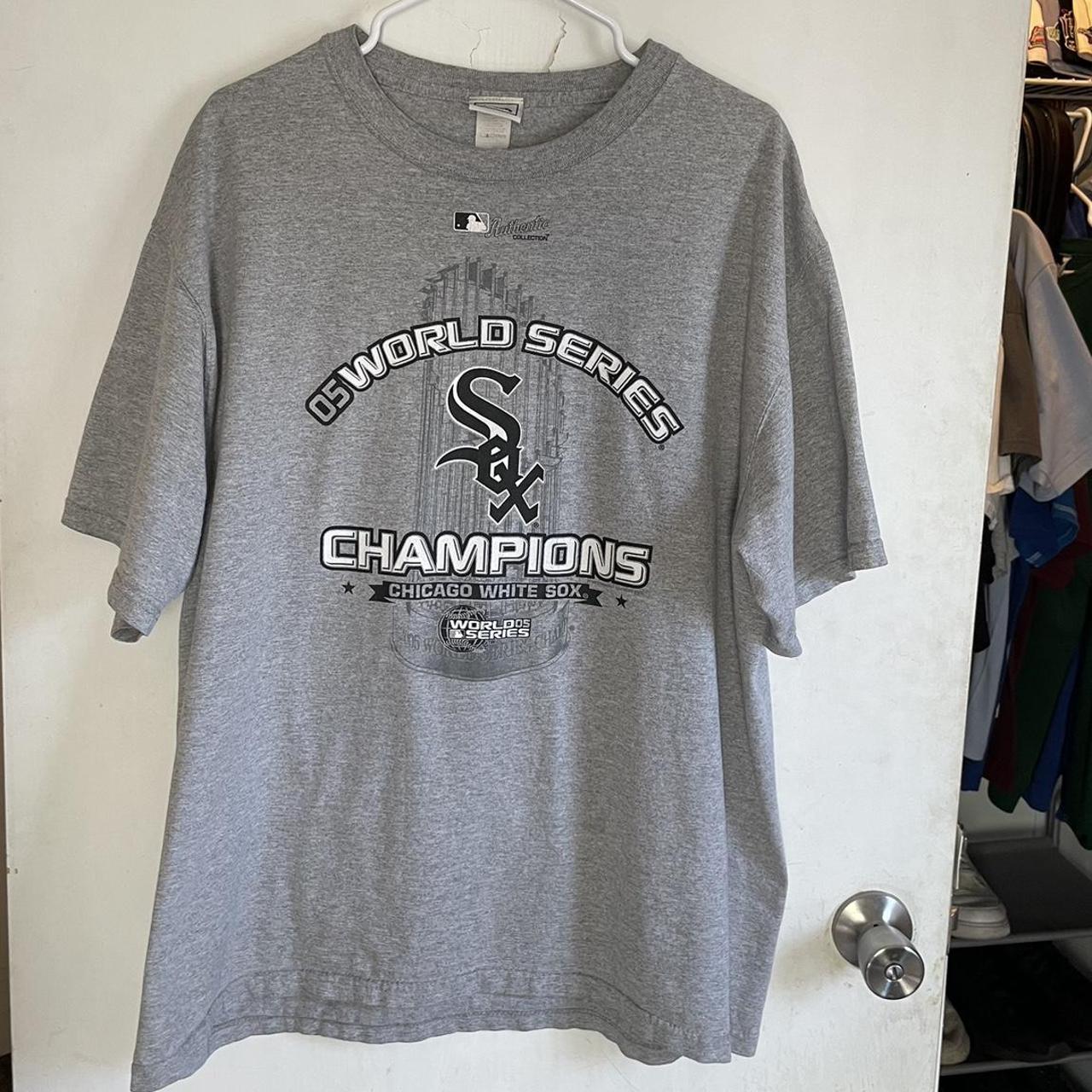 Y2k 2005 Chicago White Sox World Series T-Shirt Lee - Depop