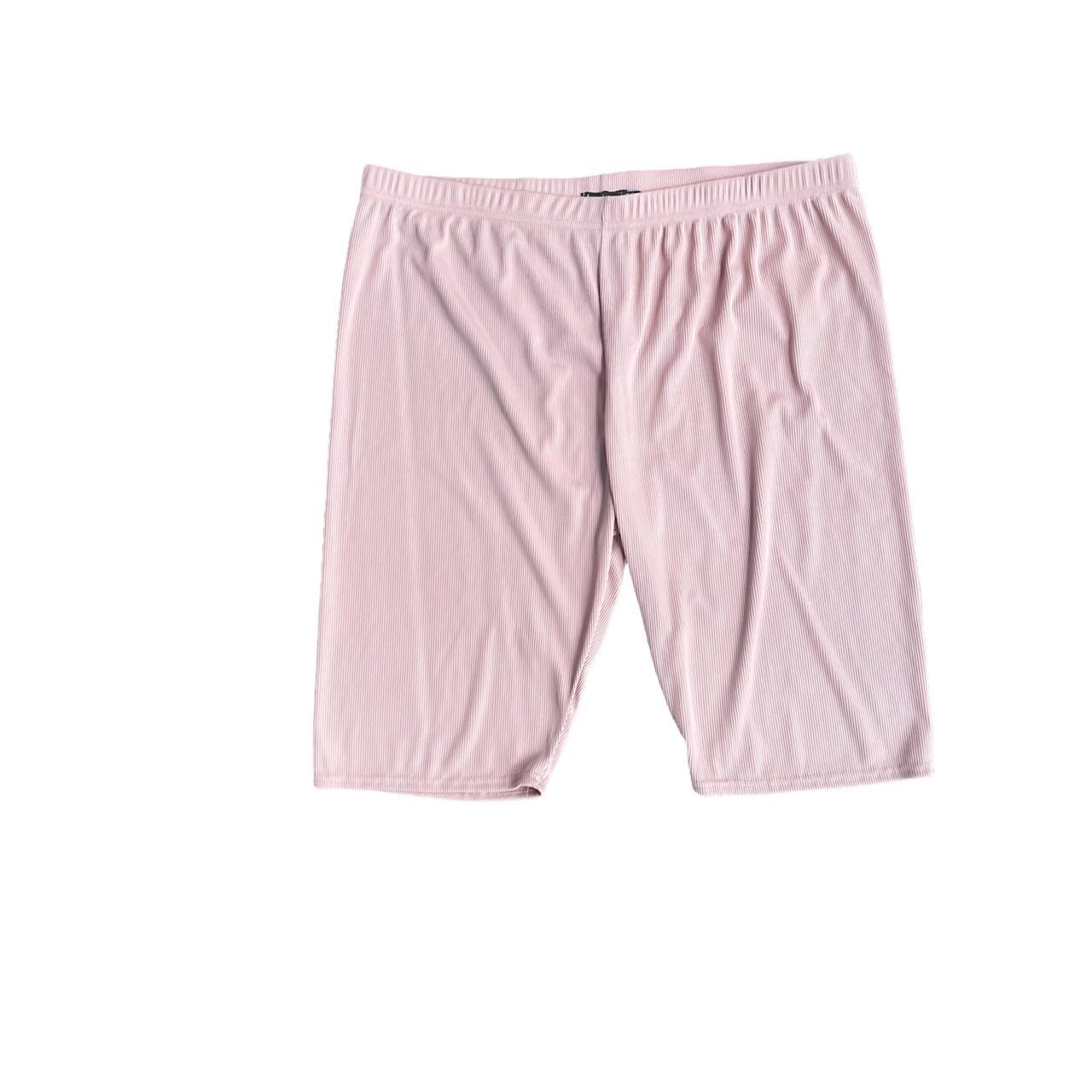 Boohoo Plus Women's Pink Shorts