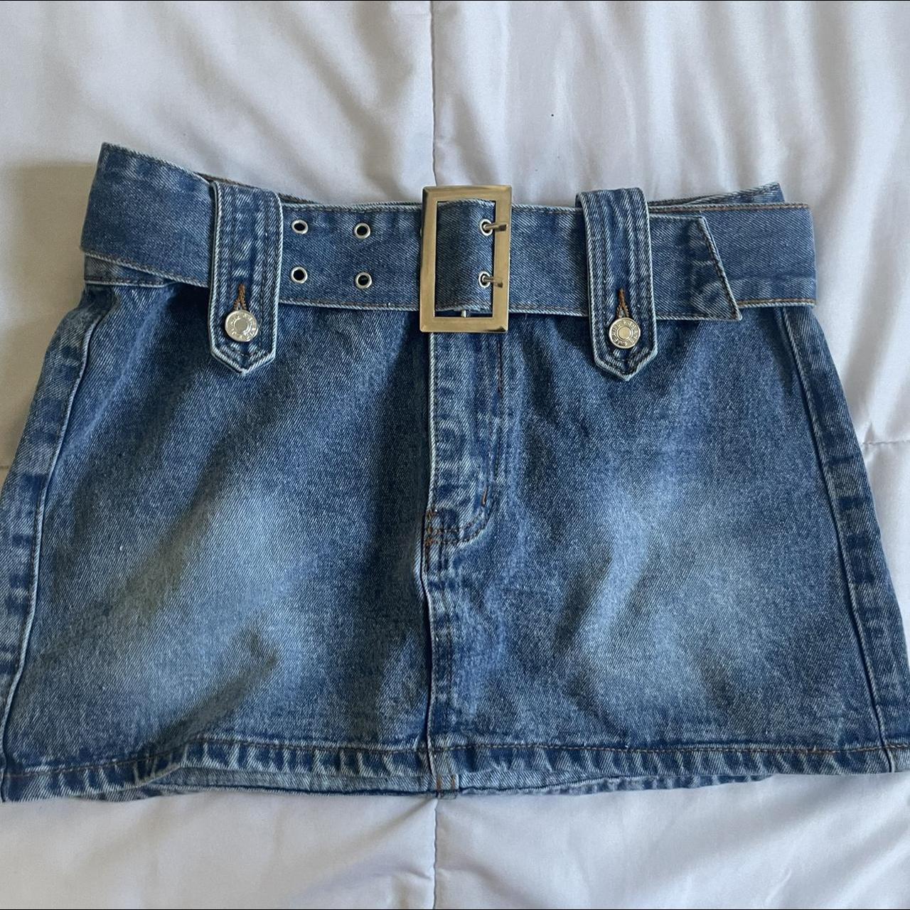 SHEIN Women's Blue Skirt | Depop