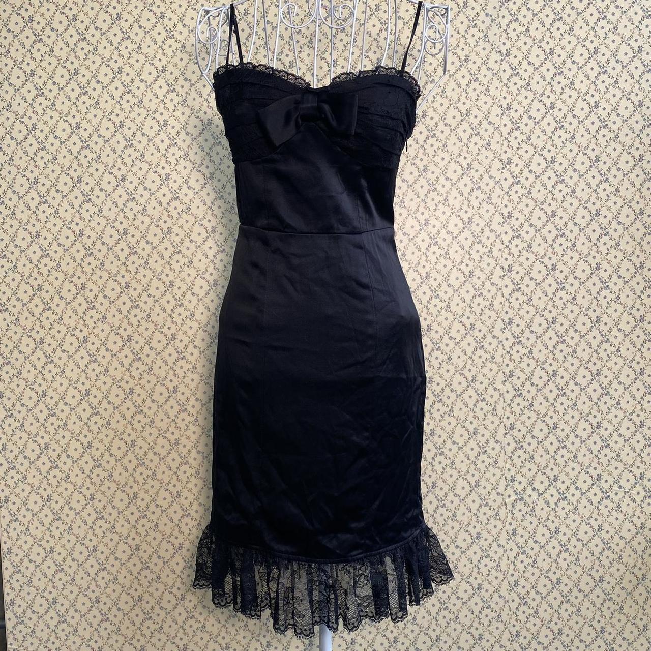 Betsey Johnson Women's Black Dress | Depop