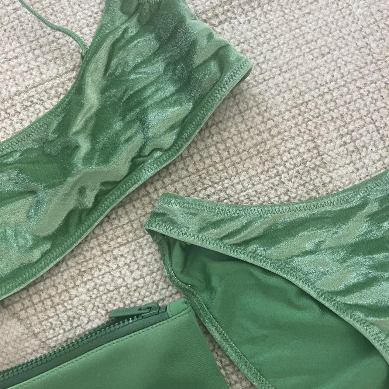 Triangl Women's Green Bikinis-and-tankini-sets | Depop