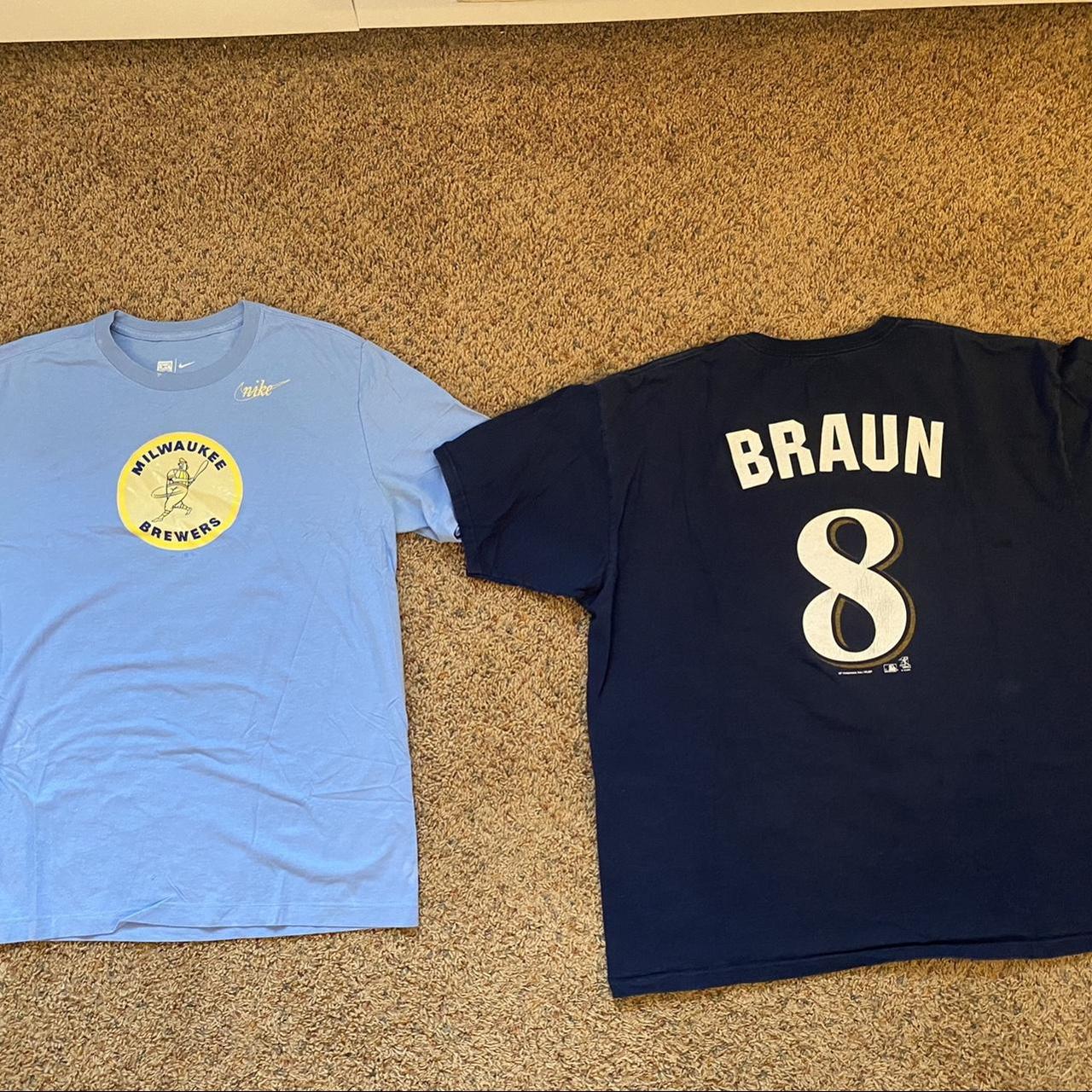 Gildan, Shirts, New Brewer Braun Tshirt