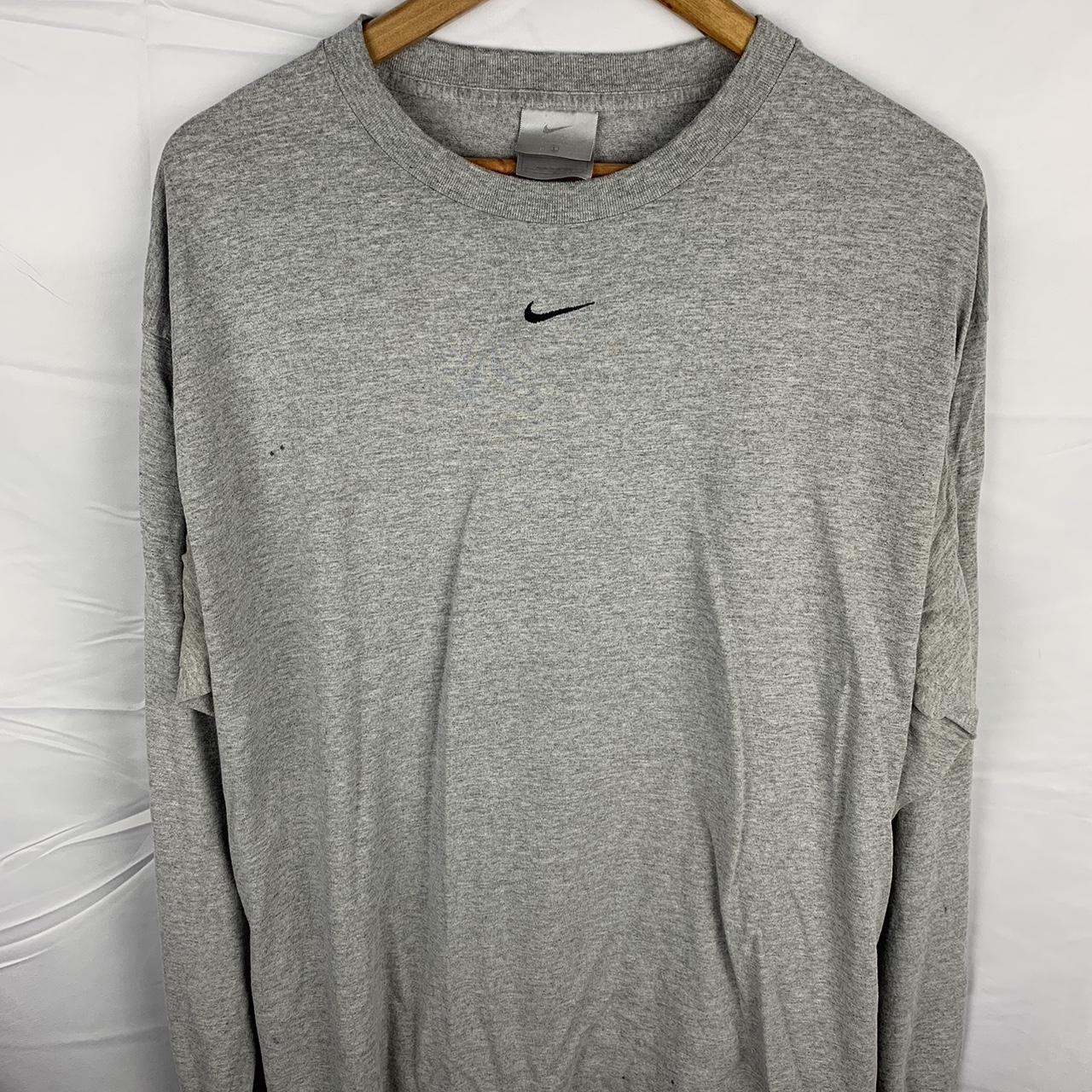 Vintage Nike Center Swoosh T-Shirt Men's Large 90s... - Depop