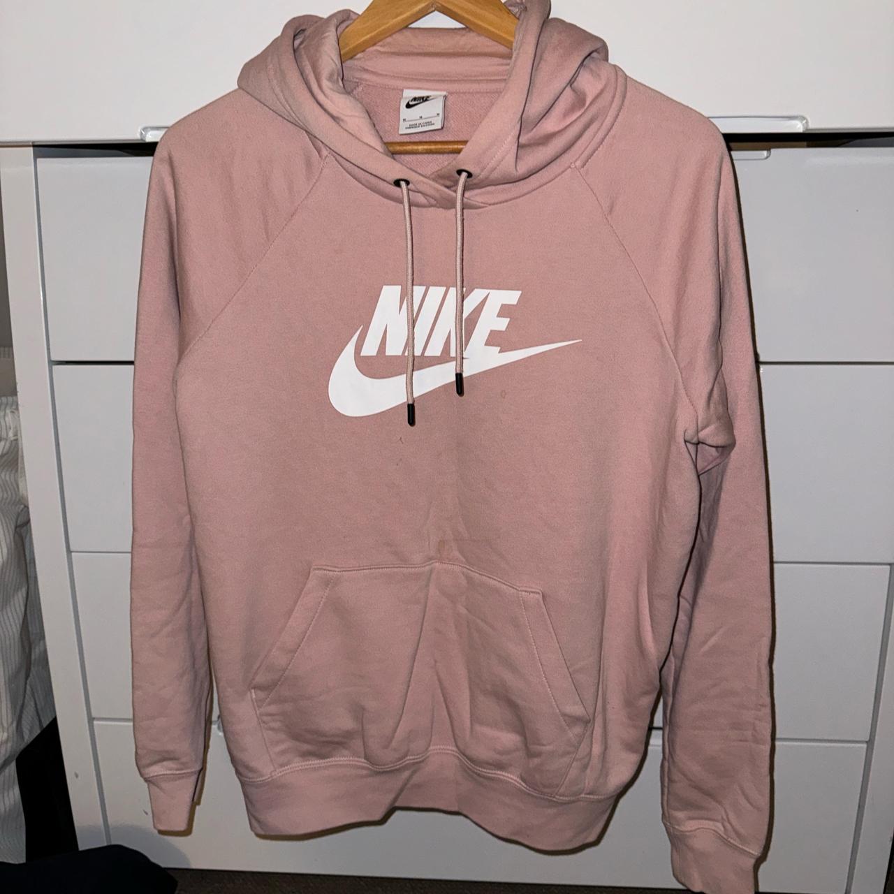 dusty pink nike hoodie