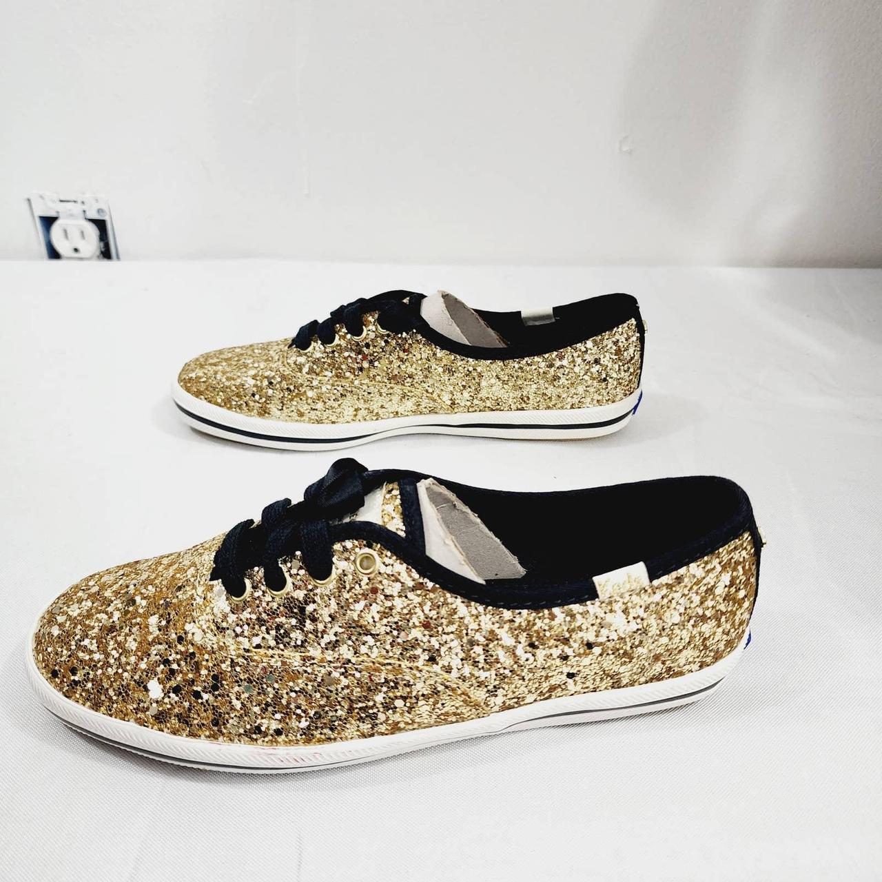 Gold sparkle hot sale keds