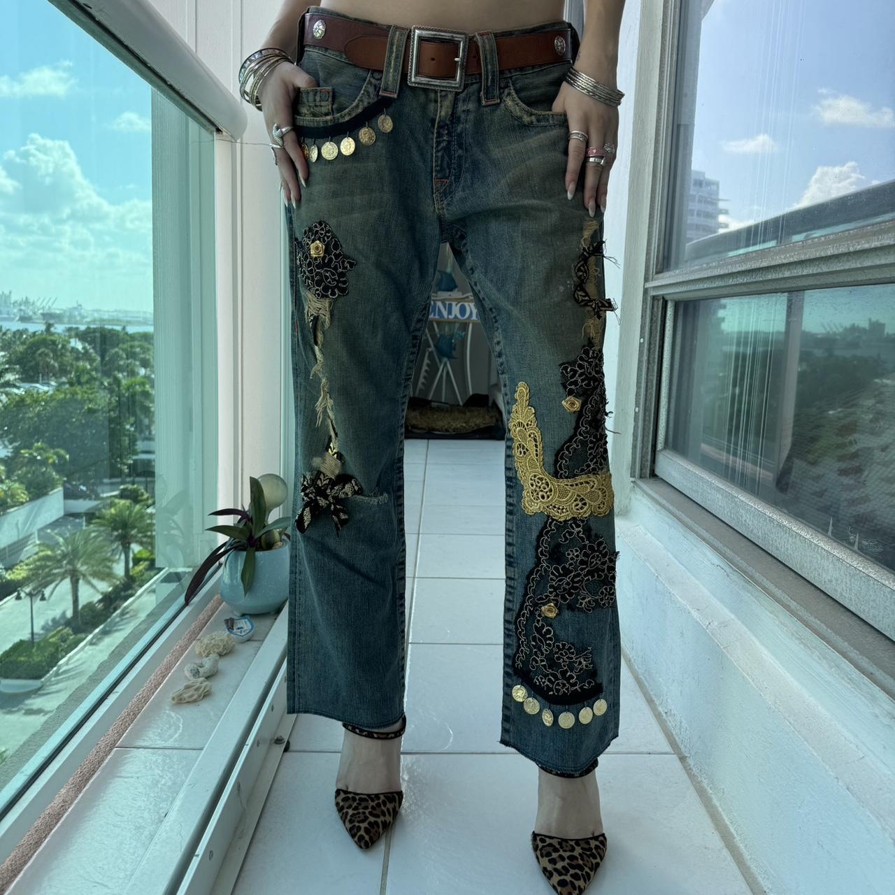 VINTAGE EMBELLISHED TRUE orders RELIGION JEANS