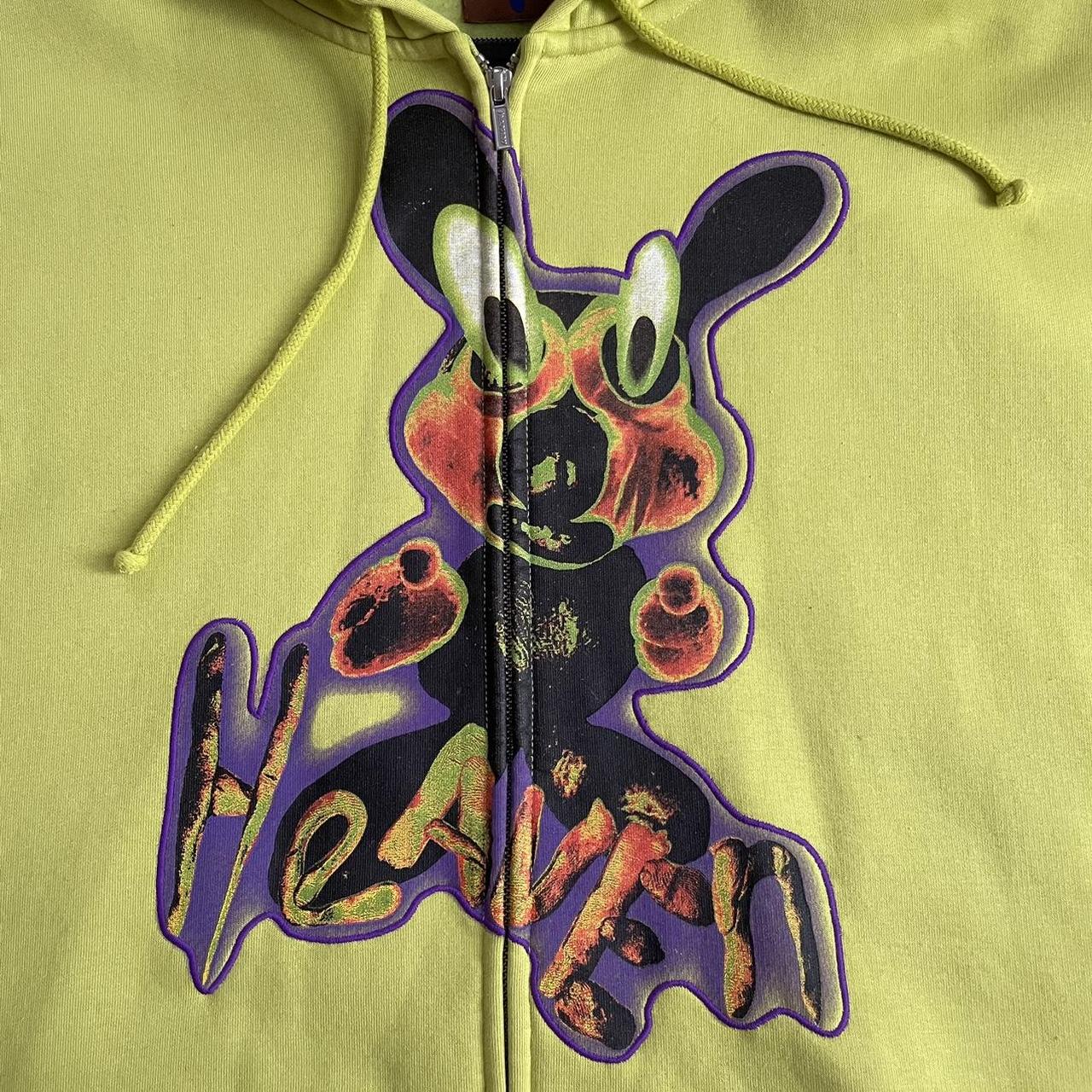 ✩ Heaven by Marc Jacobs Acid Bunny Zip Up Hoodie...