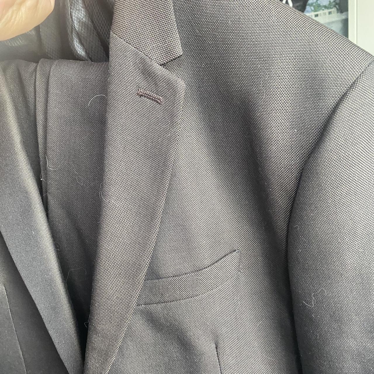 Mens brown suit Zara slim fit chest 44 waist 36.... Depop