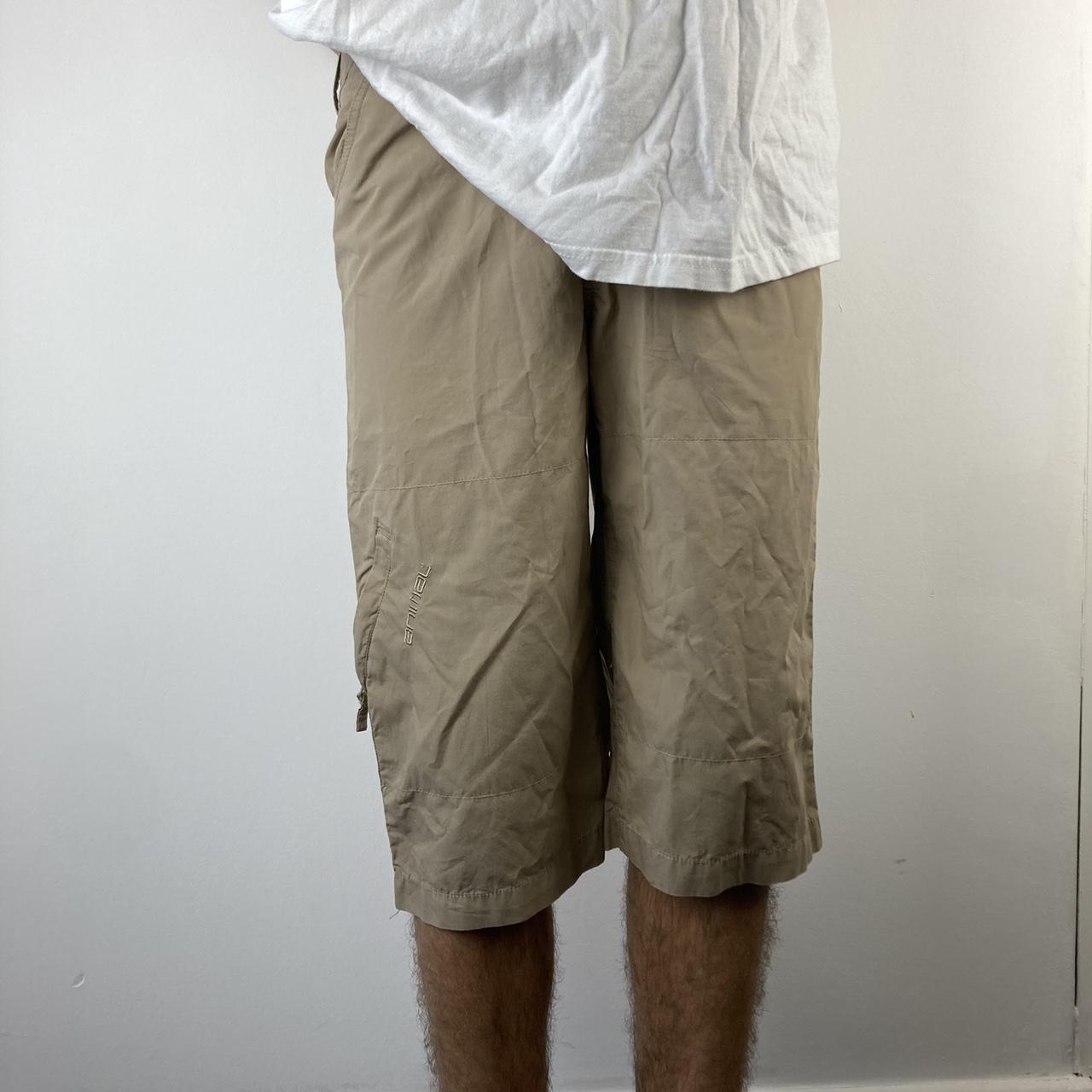 Beige / khaki mid length shorts / jorts from O’Neill - Depop