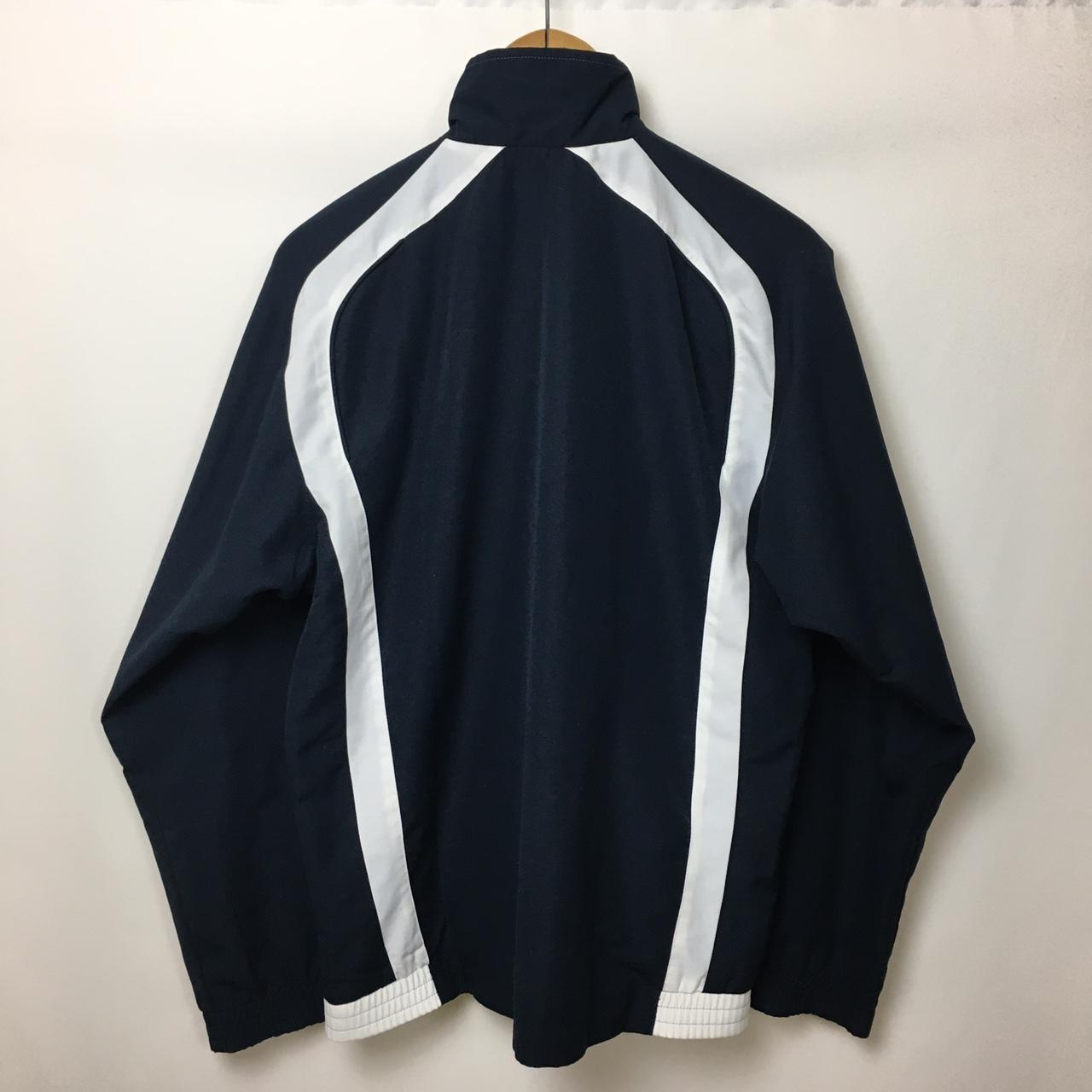 Navy Adidas Jacket Vintage Y2K Windbreaker Track... - Depop