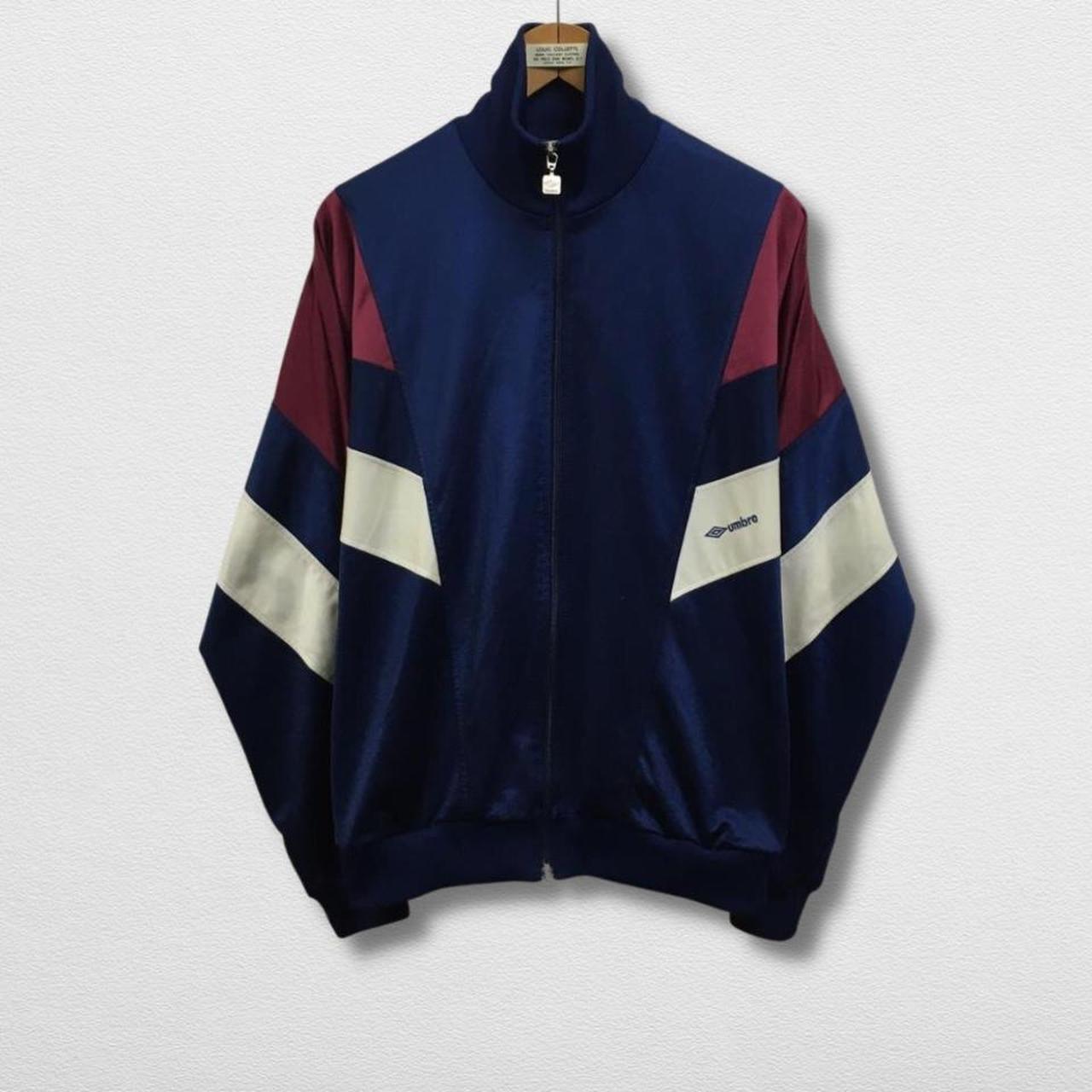 Vintage Umbro Jacket - Navy 90's • Fits Like -... - Depop