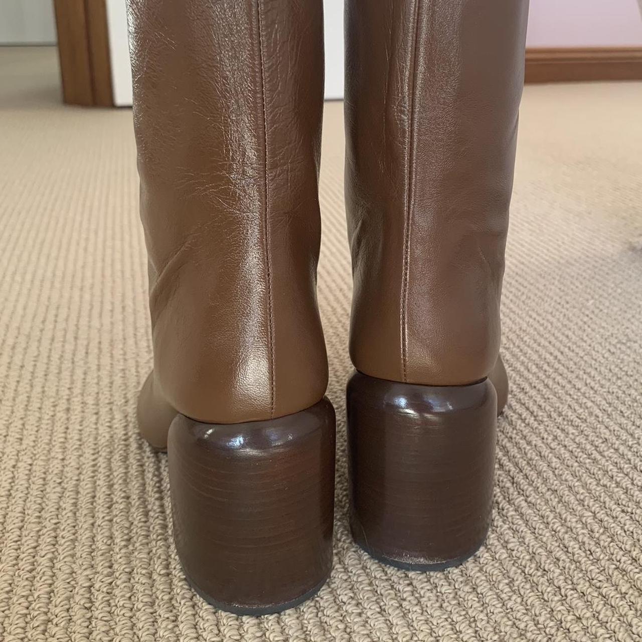 Jil Sander Nikki 90mm ankle boots. Size 36 Caramel | Depop Jil Sander Nikki 90mm ankle boots. Size 36 Caramel | Depop