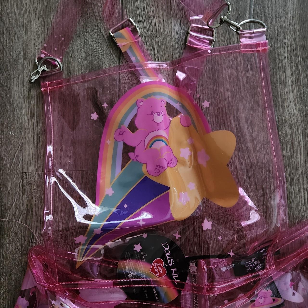 Care Bears x Dollskill Pvc plastic overall dress.... - Depop