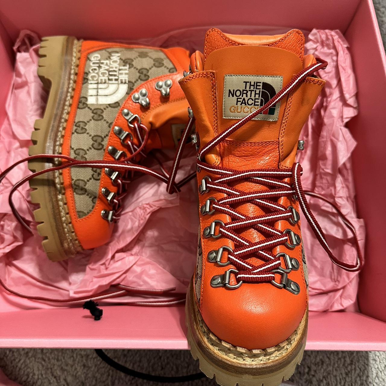 Orange gucci discount boots