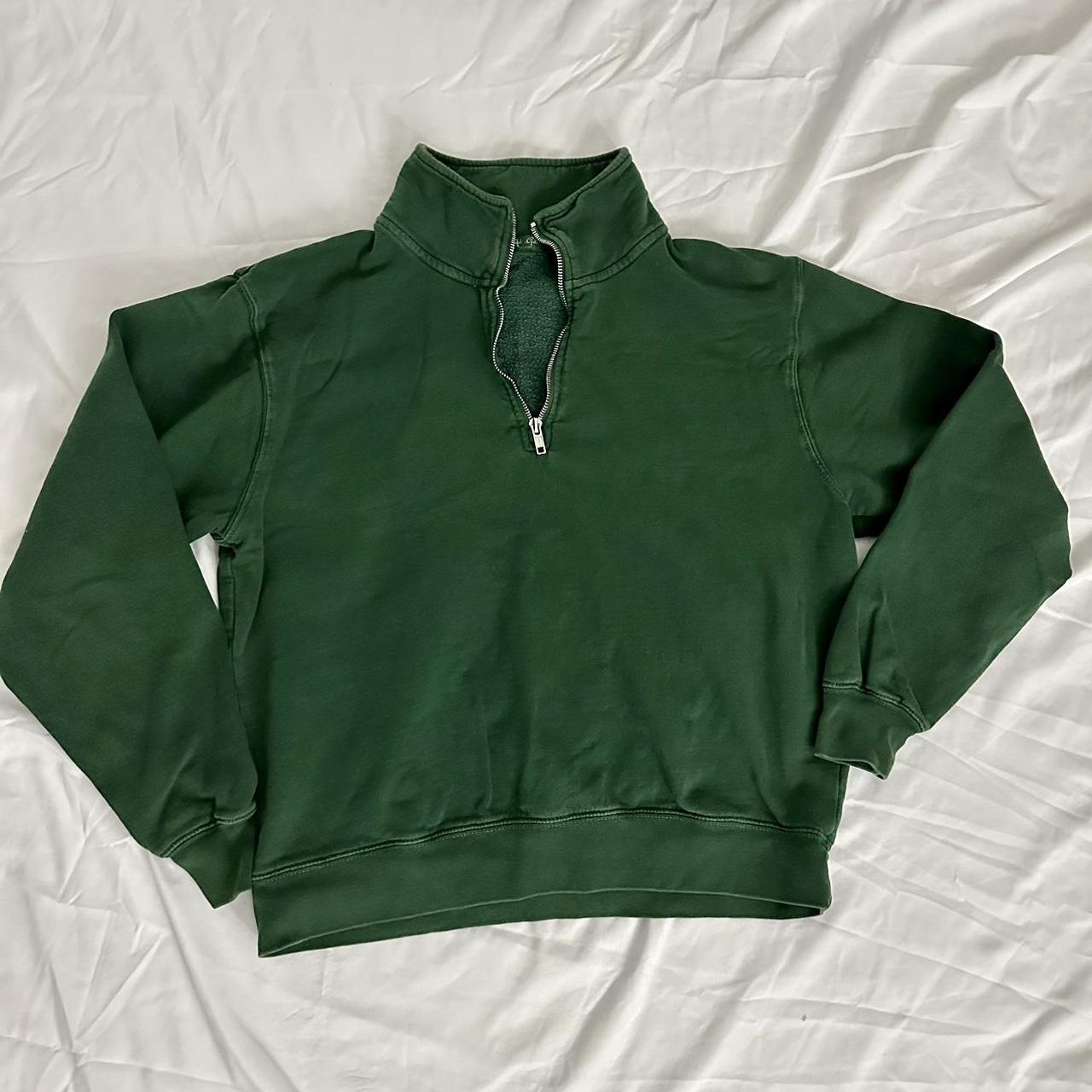 brandy melville quarter zip green Open to offers,... Depop