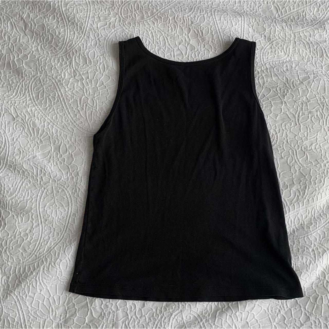 Super cute black Hanes tank top. Size is medium.... Depop