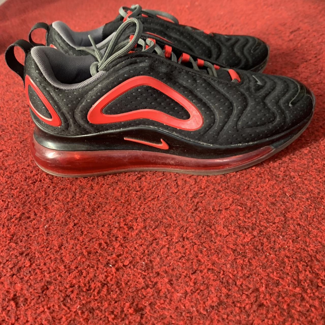 air max 720 black red