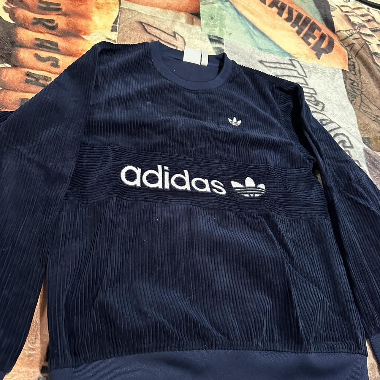 Adidas hot sale suede sweatsuit