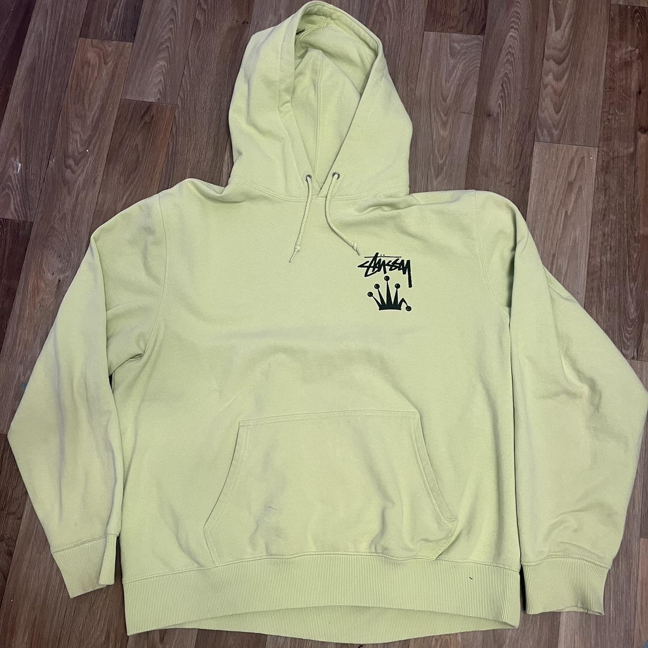 Stüssy Men's Green And Black Hoodie 