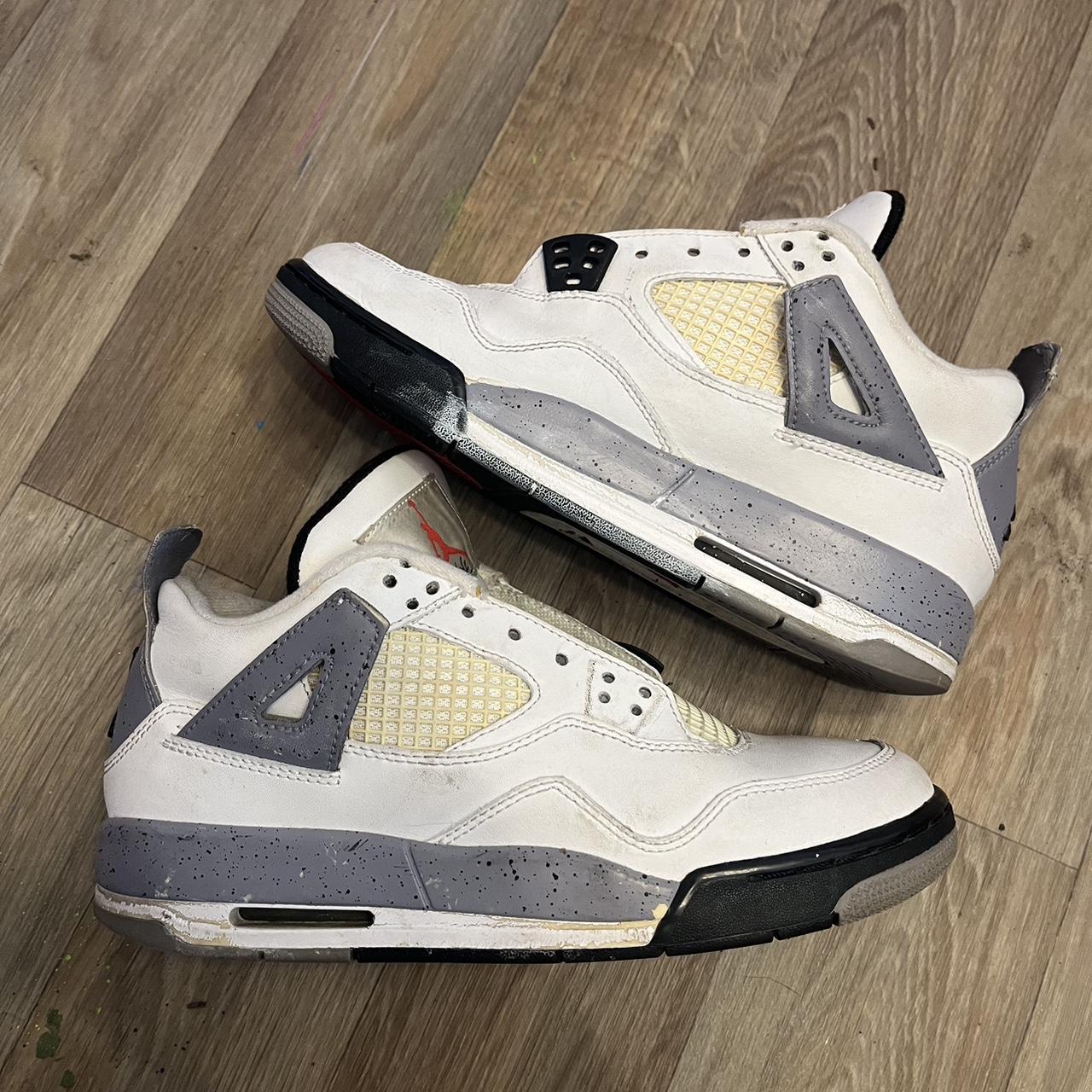 jordans shoes grey and white
