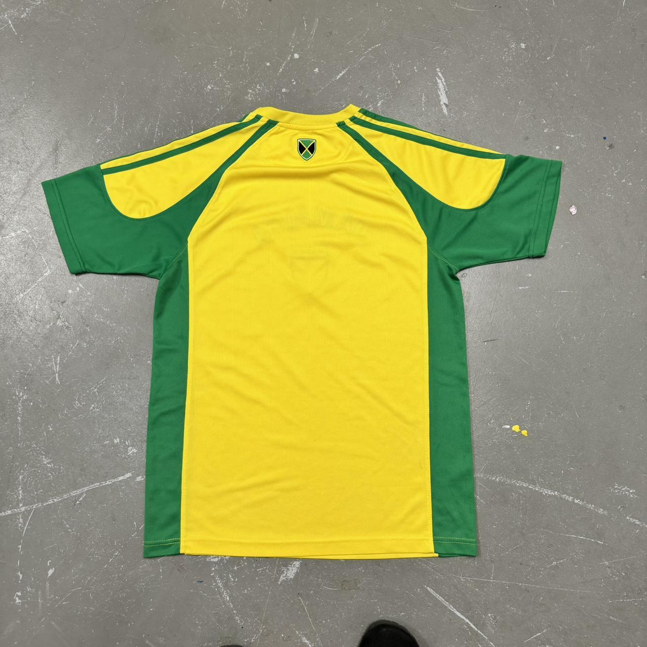 vintage heritage jamaica soccer jersey size... - Depop