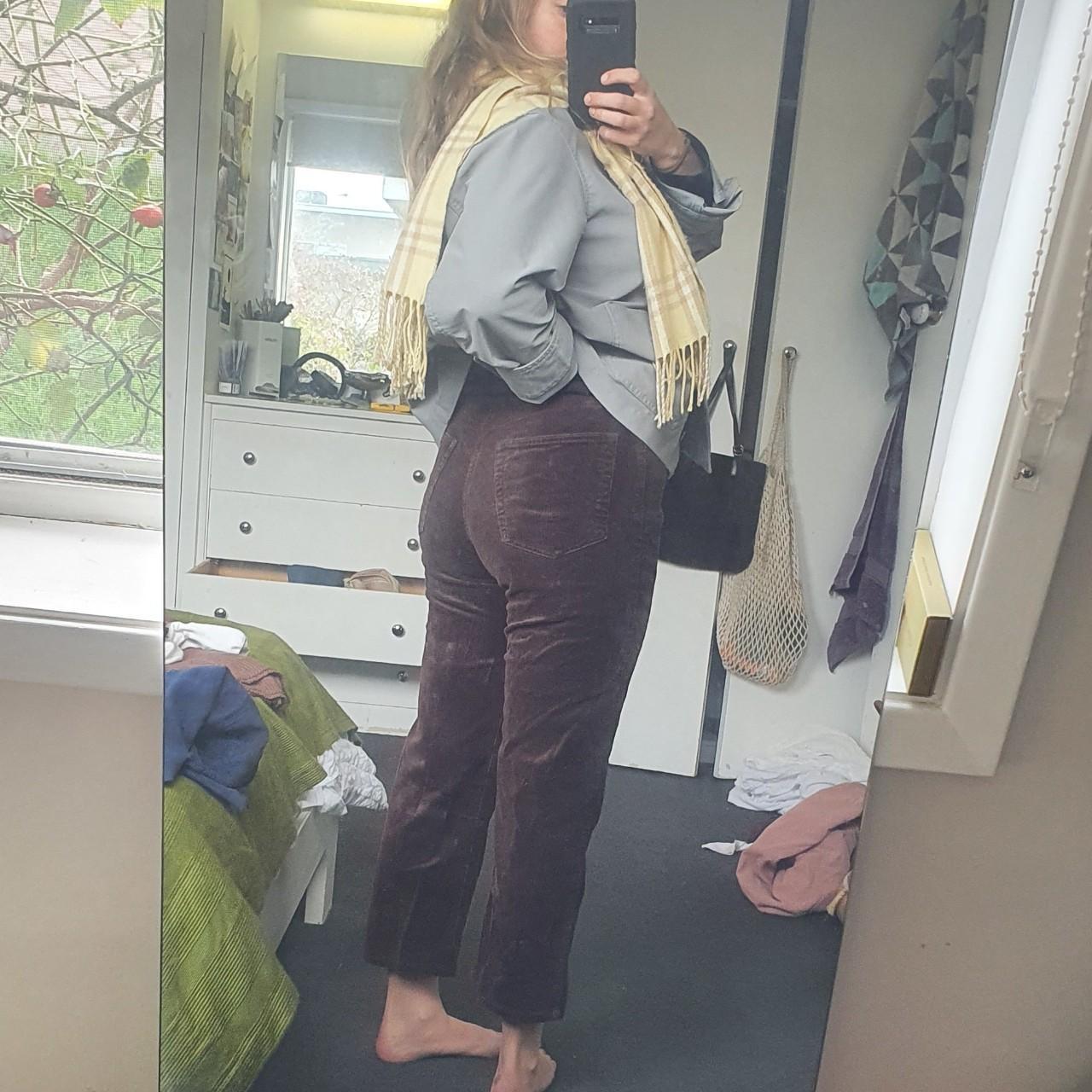 vintage chocolate brown cord pants. - super... - Depop