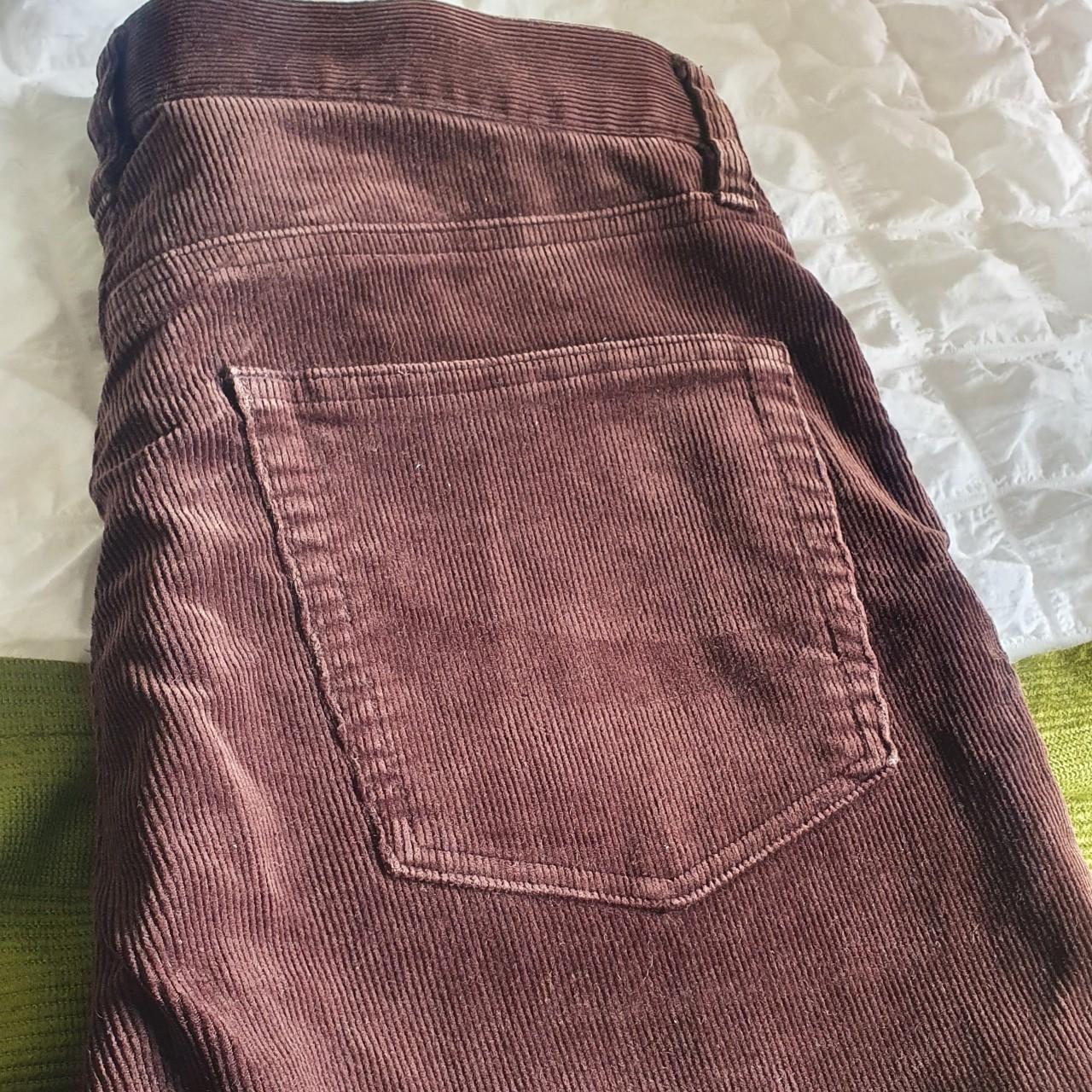 vintage chocolate brown cord pants. - super... - Depop