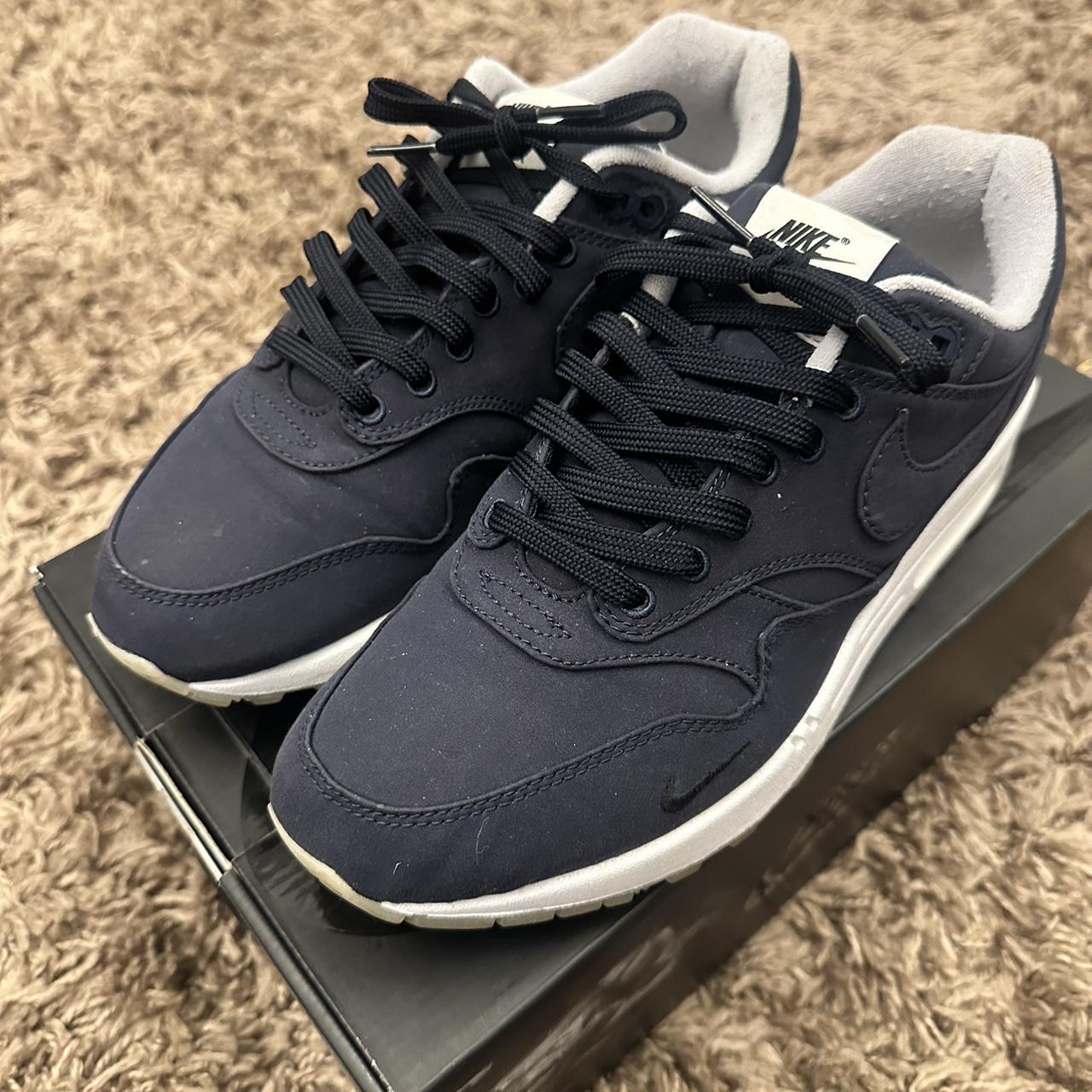 Nike X Dover street market collab Air Max 1 navy and. Depop