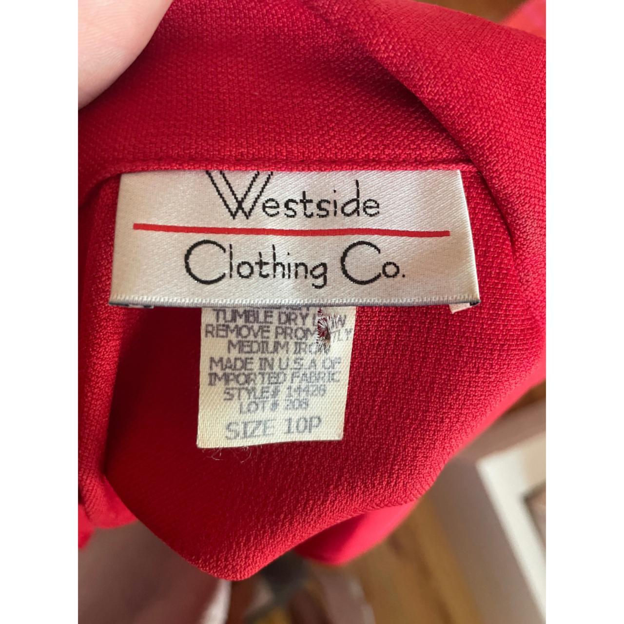 Westside red clearance dress