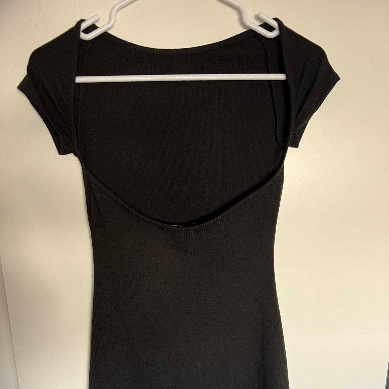 Black Bodycon Shirt Dress