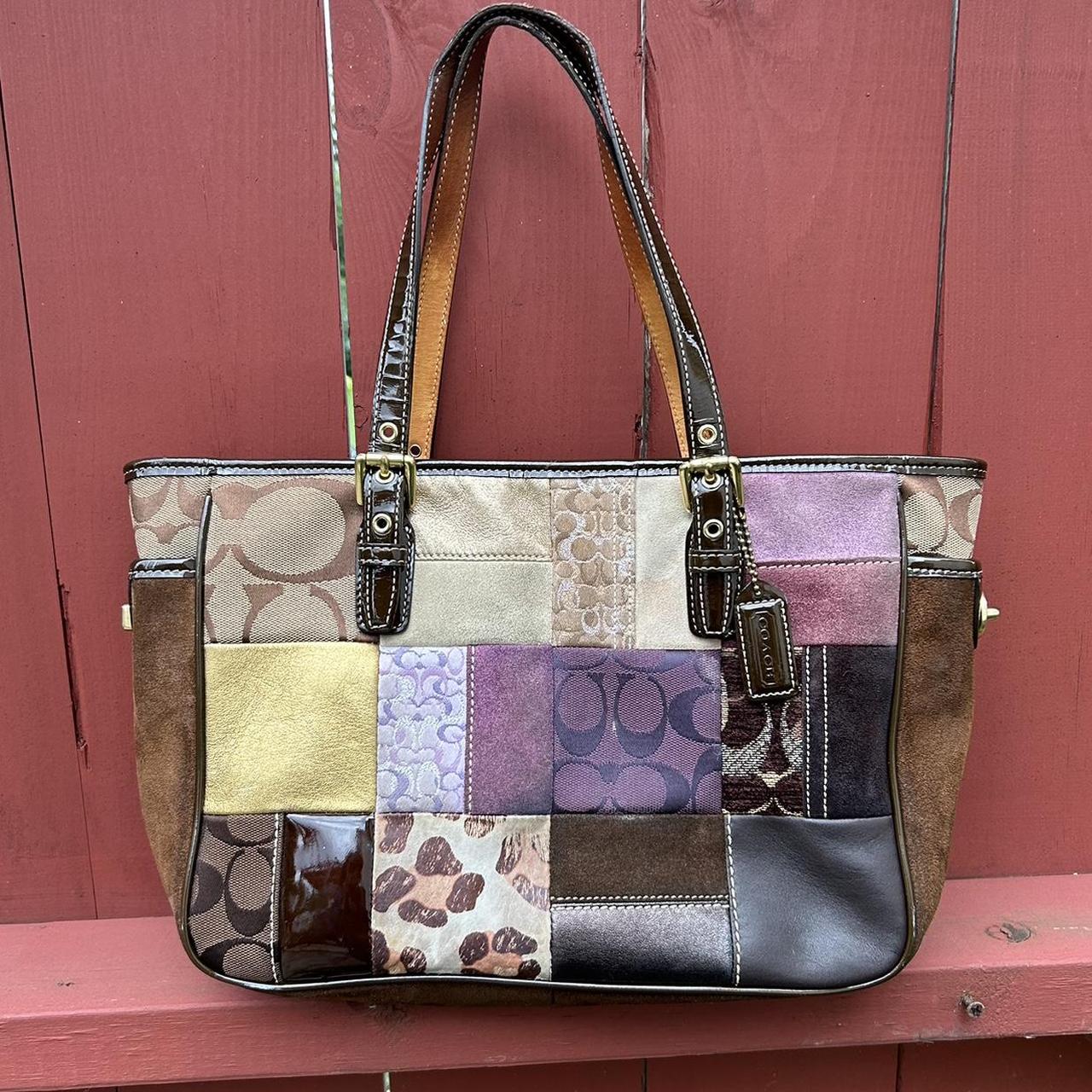 Coach best sale patchwork bag