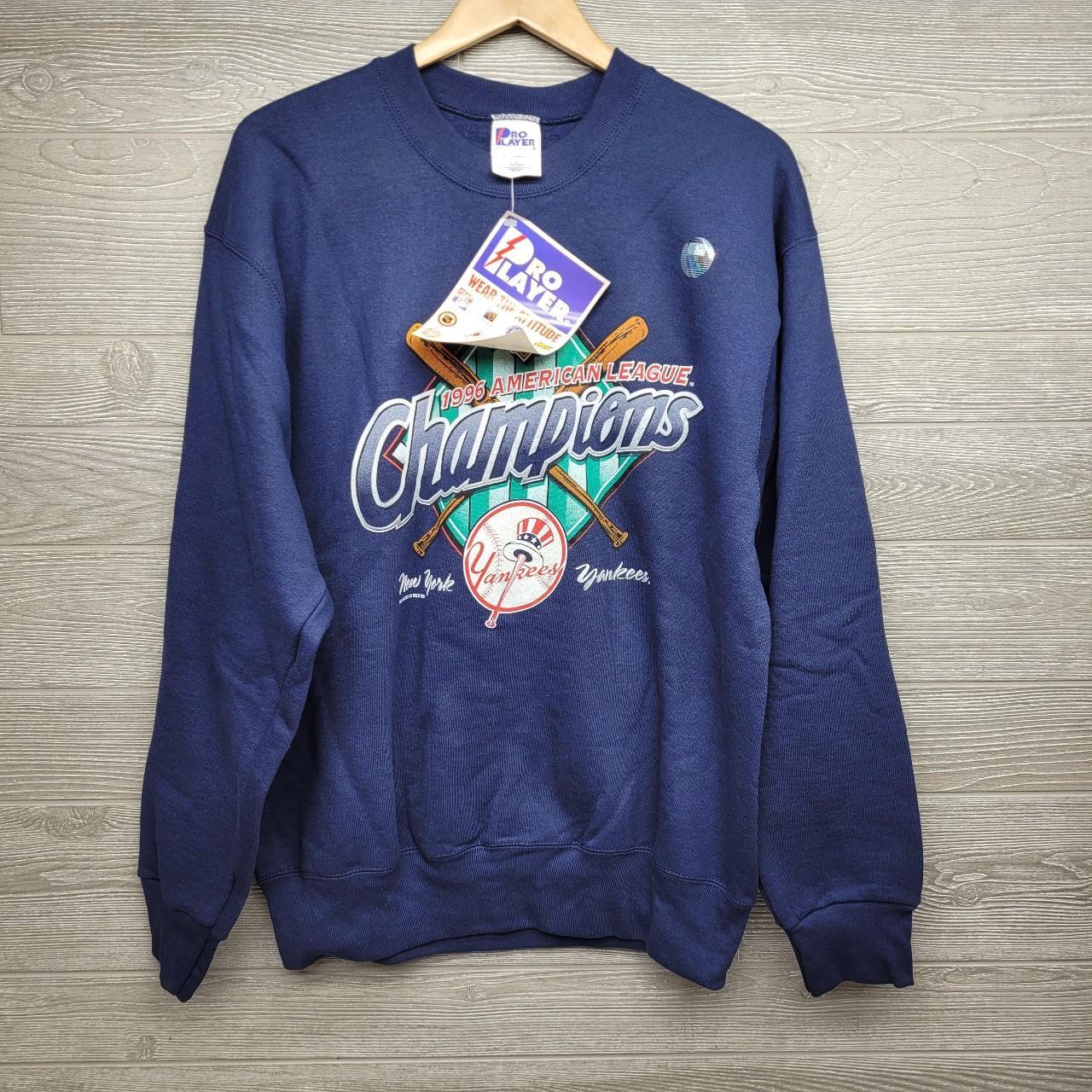 vintage Yankees World Series champions sweatshirt - Depop