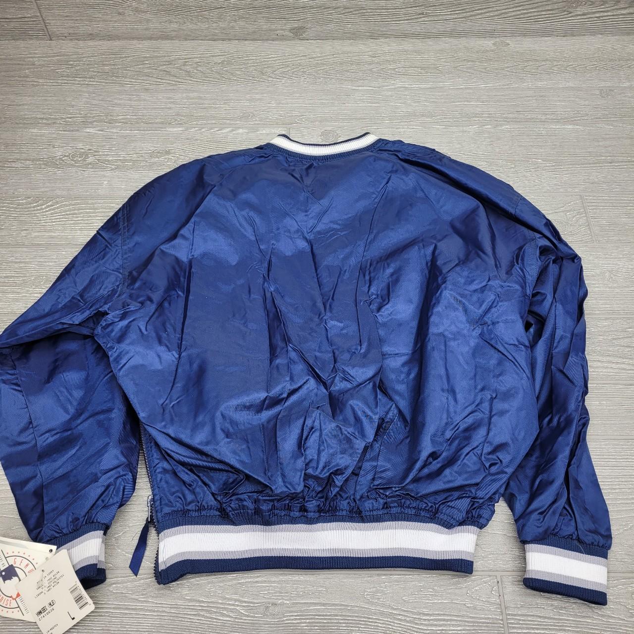 Vintage Starter New York Yankees puffer jacket in - Depop