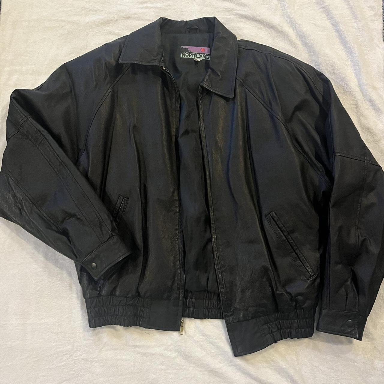 Vintage Leather Bomber Jacket Hard Rock Cafe Orlando XL Black Convertible  Vest