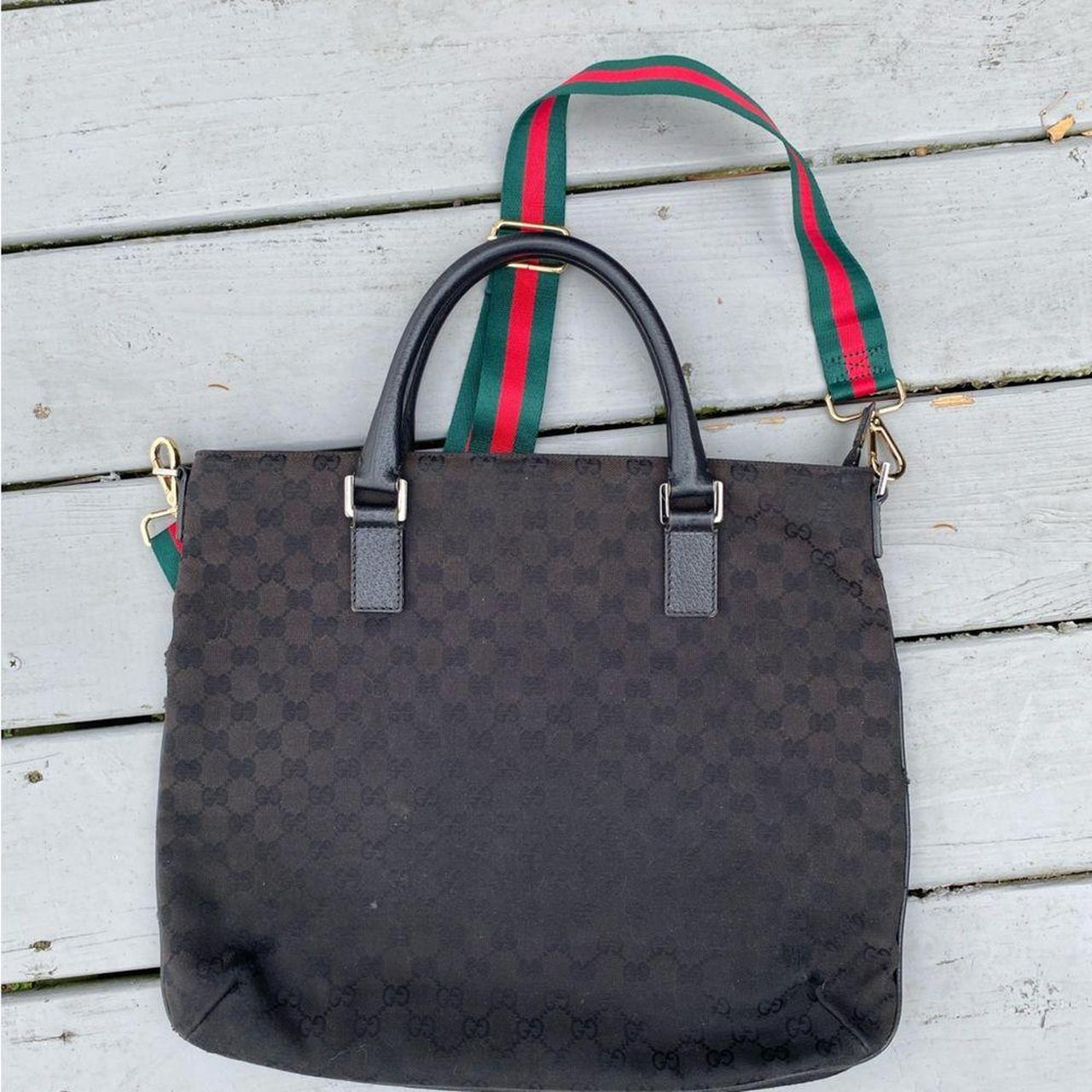 Gucci Women's Black and Grey Bag (2)