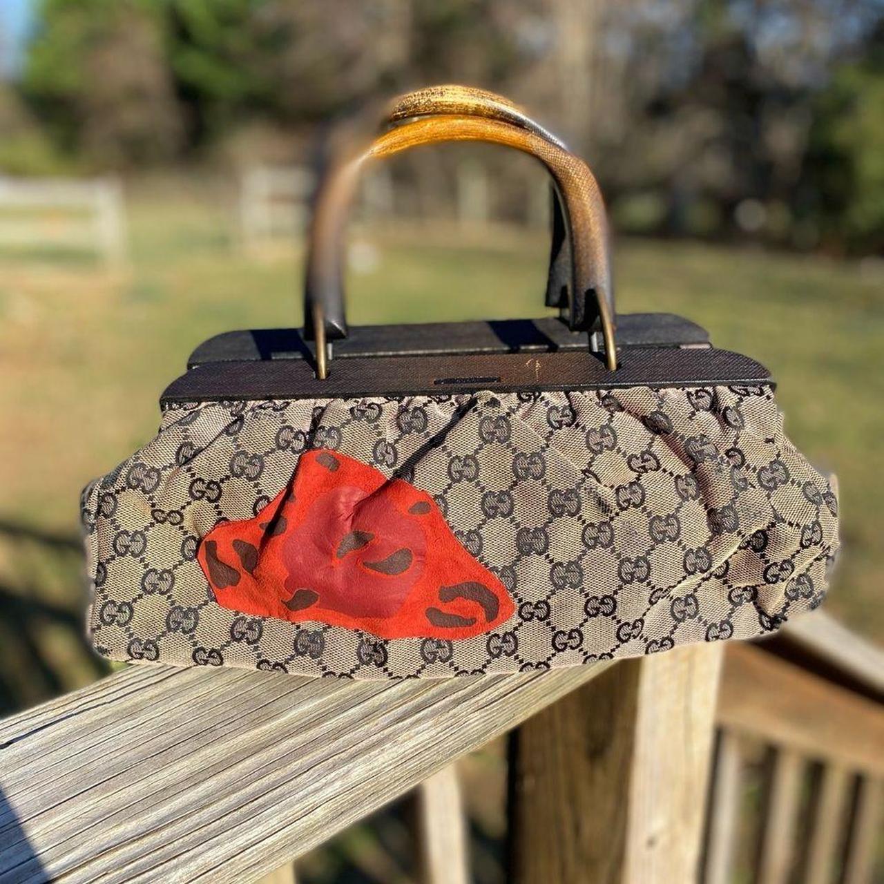 Gucci Women's Tan and Black Bag (2)