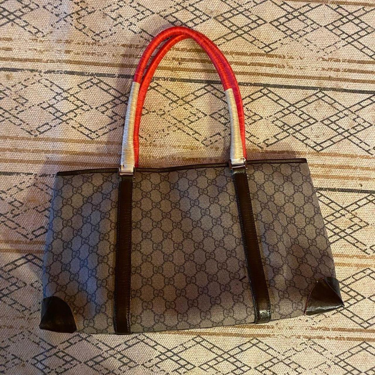 Gucci Women's Tan and Red Bag (2)