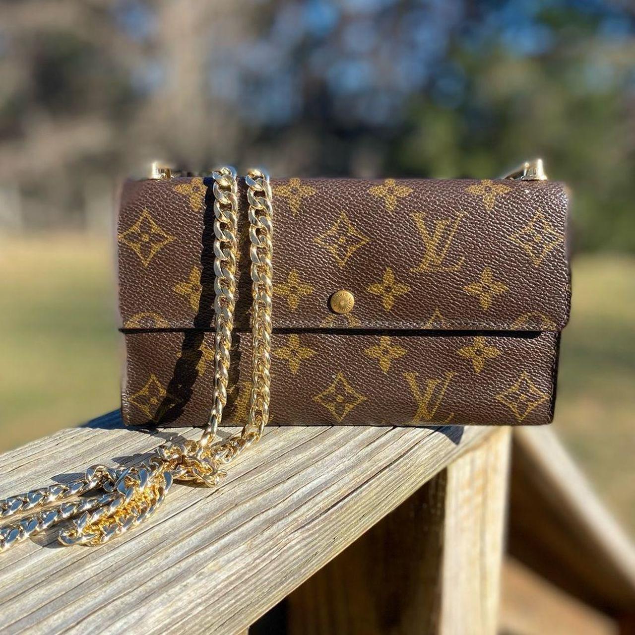 Louis Vuitton Women's Brown and Gold Bag