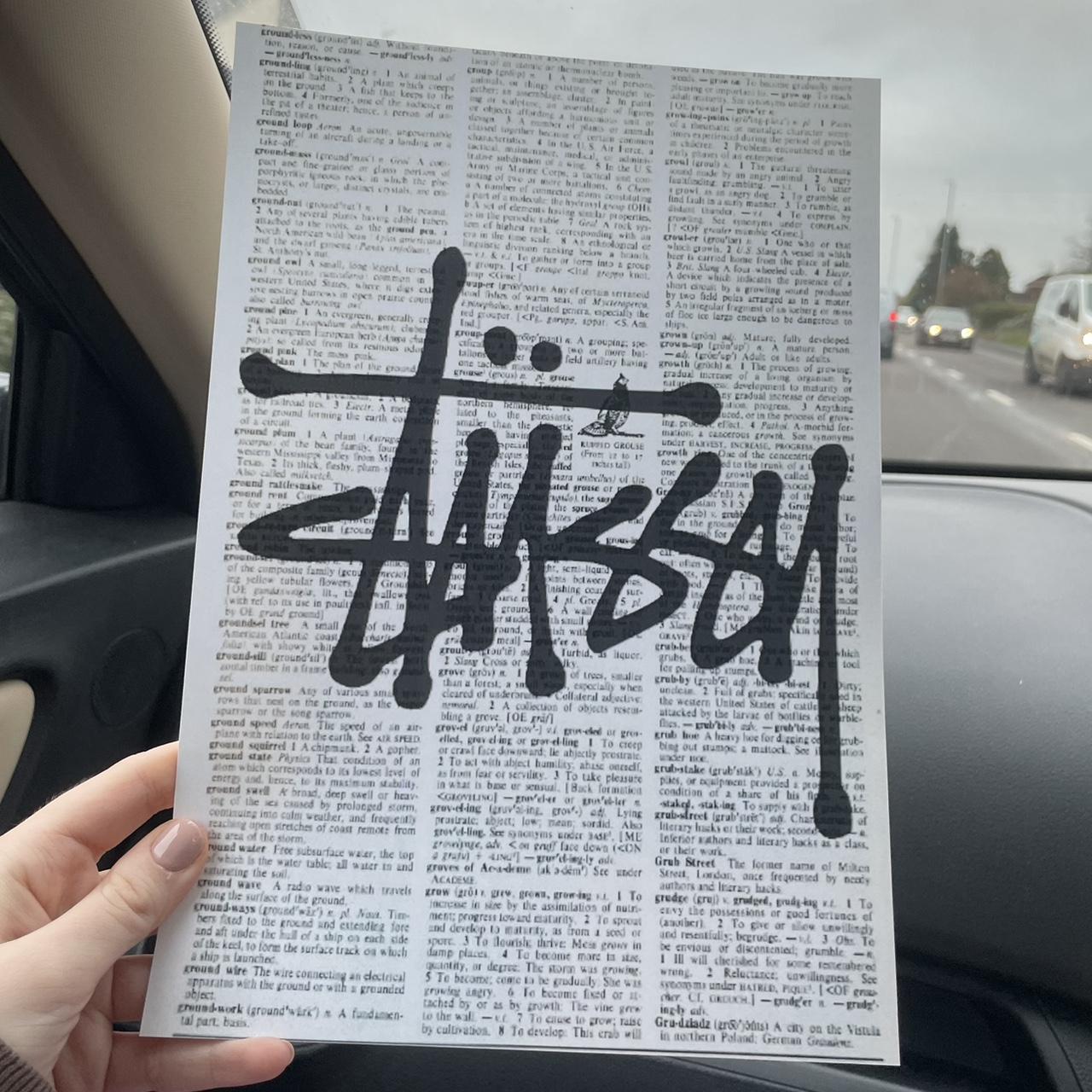 stussy poster print 🖤printed on premium silk paper | Depop