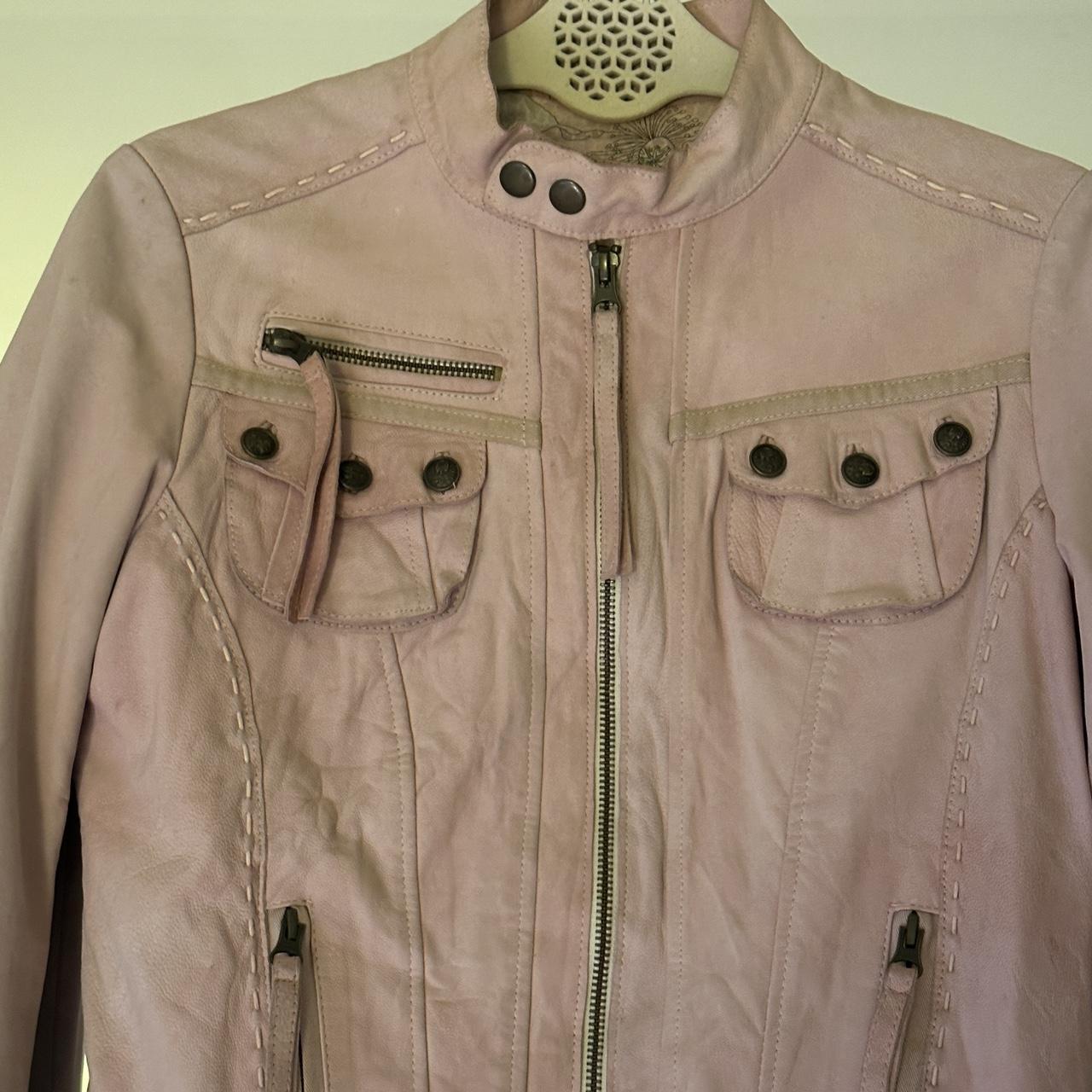 ICONIC PINK COMPANY & CO MOTO JACKET Listed a size... - Depop